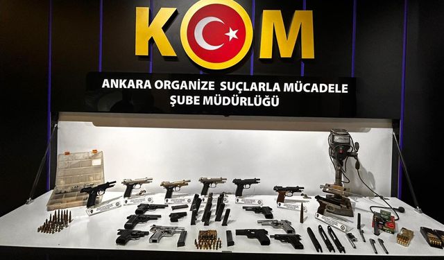 Başkentte silah kaçakçılığı operasyonunda 4 şüpheli tutuklandı