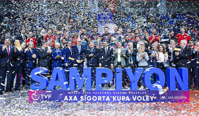 Kupa Voley şampiyonu Ziraat Bankkart