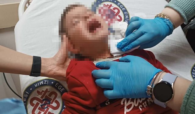 Parkta rastgele bıçak sallayıp, 2 yaşındaki Samet’i boğazından yaralayan şüpheli tutuklandı