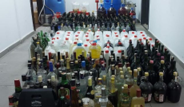 Sahte içki operasyonu: 2 tutuklama