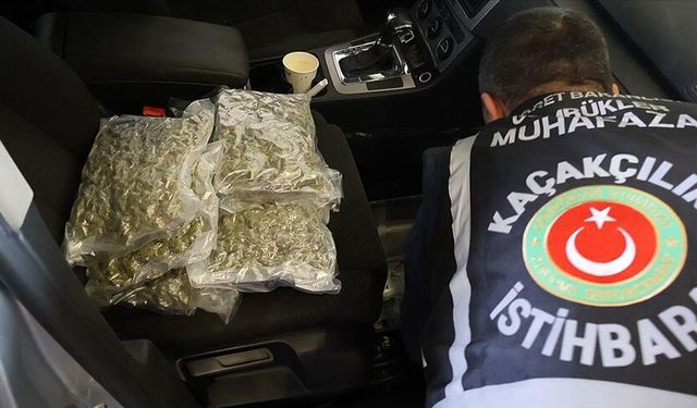 Gümrükler Muhafaza ekipleri, ilk 3 aydaki operasyonlarda 7,2 ton uyuşturucu ele geçirdi