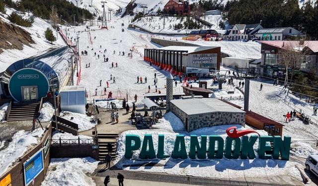 Palandöken'de kayak sezonu 30 Nisan'a kadar uzatıldı