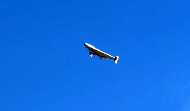 Uzun menzilli kamikaze İHA'dan test uçuşu