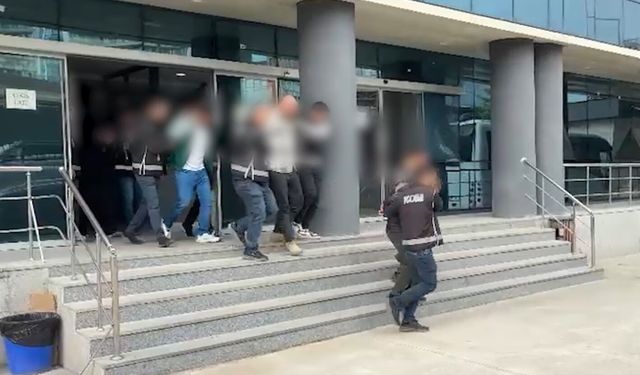 İş insanlarına zorla çek imzalatan suç örgütüne operasyon; 6 tutuklama