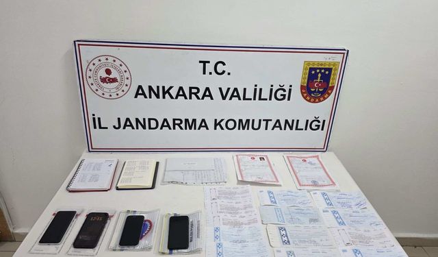 Başkentteki tefecilik operasyonunda 5 şüpheli yakalandı