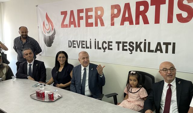 Zafer Partisi Genel Başkanı Özdağ, Kayseri'de ziyaretlerde bulundu