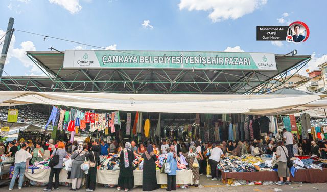 Başkentin açık hava AVM’si: Yenişehir Pazarı