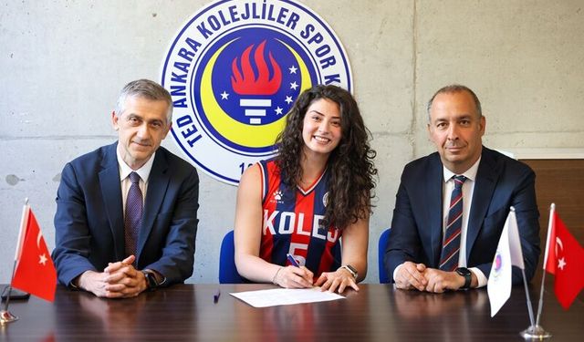 TED Ankara Kolejliler İlayda İşçimen'i renklerine bağladı