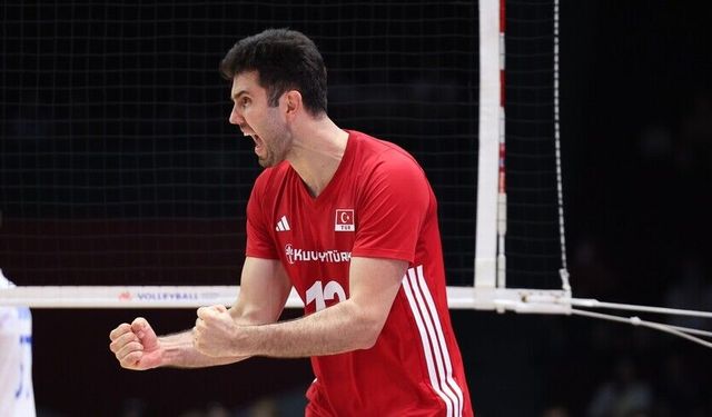 A Milli Erkek Voleybol Takımı, Çin'i 3-0 mağlup etti