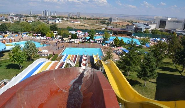 Başkentte havuza girmek de lüks oldu