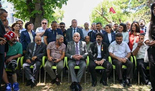 Dervişoğlu, Güvenpark'ta eylem yapan şehit yakını ve gazileri ziyaret etti
