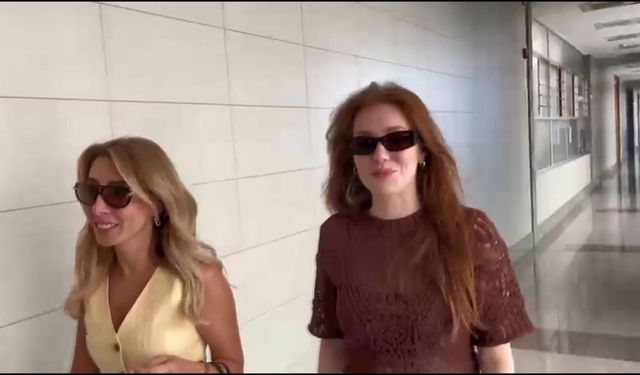 Ahbap Derneği soruşturmasında Elçin Sangu ifade vermek için adliyeye geldi