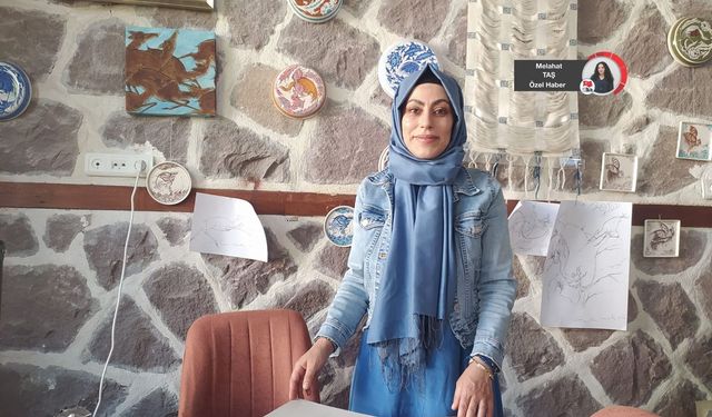 Ulucanlar Sanat Sokağı'nda altınla işlenen sanat