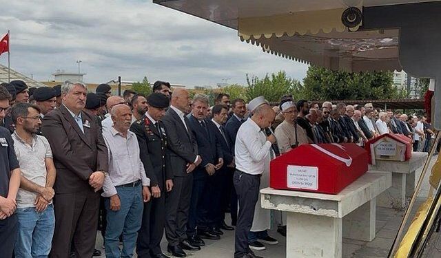 Motosiklet kazasında ölen uzman çavuş, son yolculuğuna uğurlandı