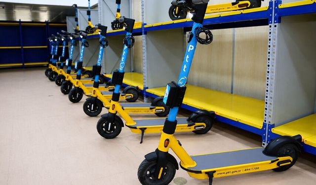 PTT, skuterler ile yaklaşık 89,6 milyon gönderiyi sahiplerine ulaştırdı