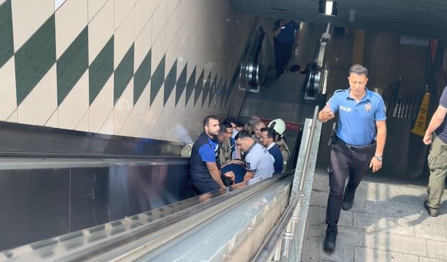 Şişli’de görme engelli kişi metro raylarına düştü; itfaiye kurtardı