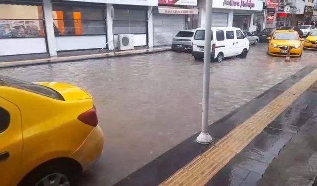 ‘Turuncu kod' uyarısı yapılan Amasya’da sağanak etkili oldu