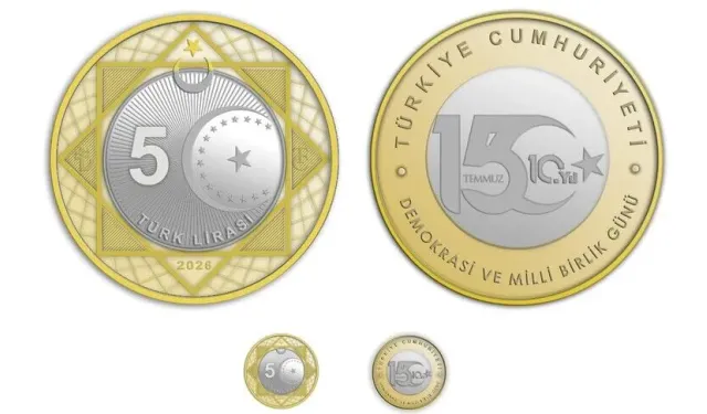 15 Temmuz'un 10. yılına özel 5 lira basıldı