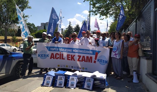KESK'ten yüzde 35 ek zam talebi