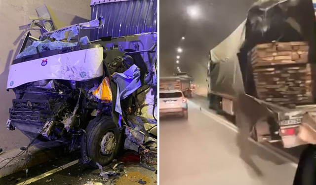 Artvin'de tünelde zincirleme kaza; 1 ölü, 2 yaralı