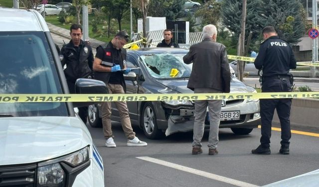Ankara’da otomobilin çarptığı yaya hayatını kaybetti