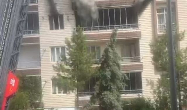 Apartmandaki yangında 3 çocuk, 6 kişi dumandan etkilendi