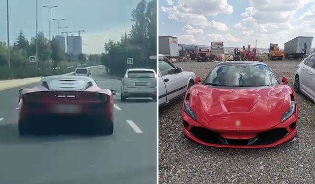 Ankara'da makas atan lüks spor otomobilin sürücüsüne 90 bin lira ceza