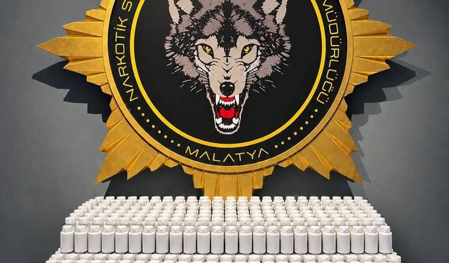 Malatya'da 46 bin sentetik hap ele geçirildi; 3 gözaltı