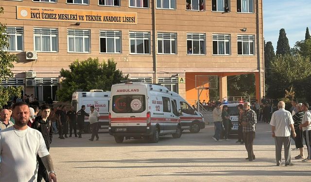 Manisa'da okul yakınında silahla ateş açıldı, şüpheli gözaltına alındı