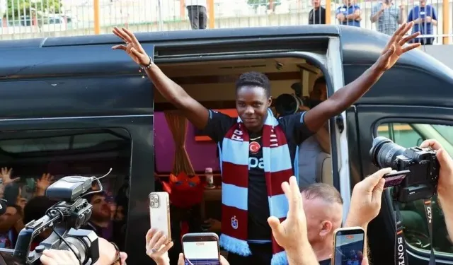 Trabzonspor'un yeni transferi Franculino Dju, Trabzon'a geldi