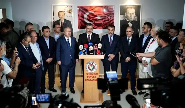 Bakanlar Çiftçi ve Tekin, Manisa'da saldırıda yaralanan öğrencileri ziyaret etti