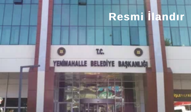 YENİMAHALLE BELEDİYESİ İHALE İLANI