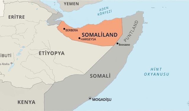 Somaliland'dan İsrail'e bizi Türkiye'den koruyun talebi