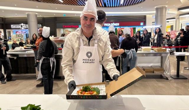Merkez Ankara’da pizza atölyesi düzenlendi