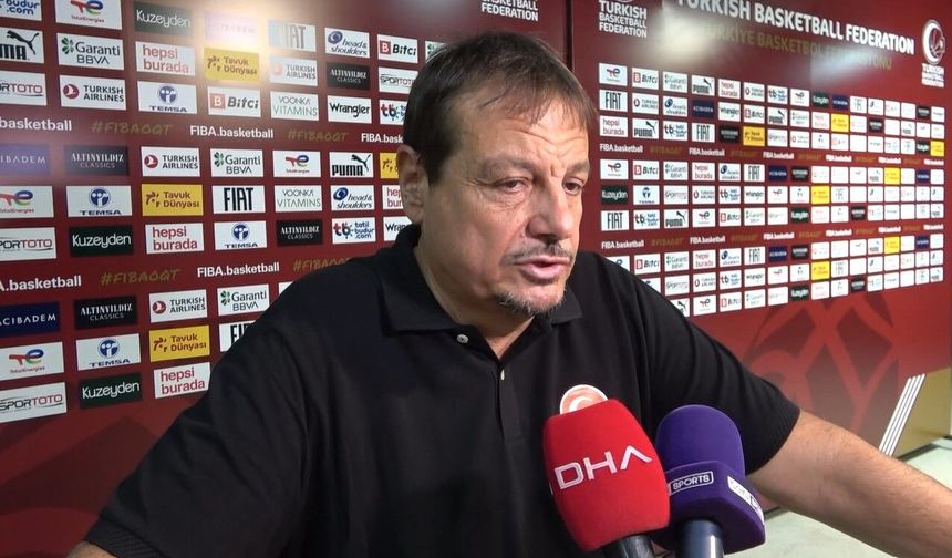 Ergin Ataman: Dünya kupasında bir madalya çabası içerisinde olacağız