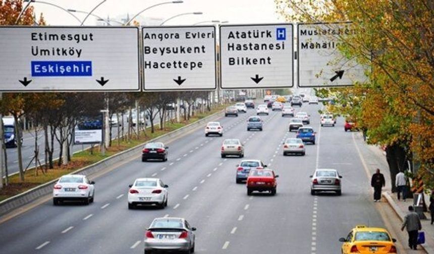 Ankara'da yarın bazı yollar araç trafiğine kapatılacak