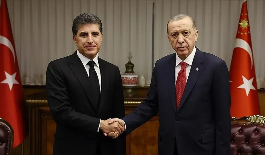 Barzani: Cumhurbaşkanı Erdoğan'ı Erbil'de ağırlamaktan mutluluk duyuyorum