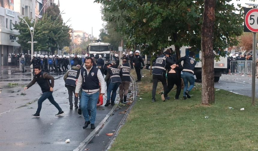 Batman’daki eylemlerde 6 polis yaralandı