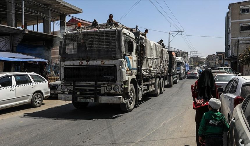 BM: İsrail'in son anda rota değiştirmesinin ardından Gazze'de yardım konvoyları yağmalandı