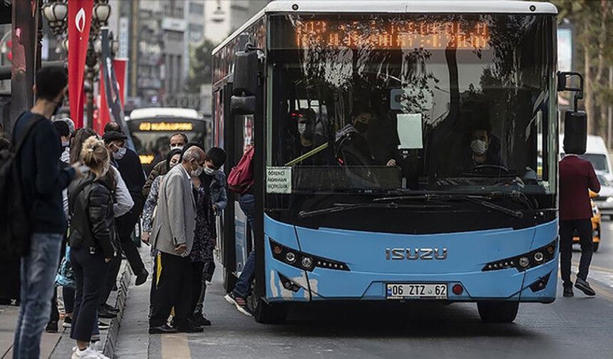 Başkentte 30 Ağustos'ta toplu taşıma ücretsiz olacak