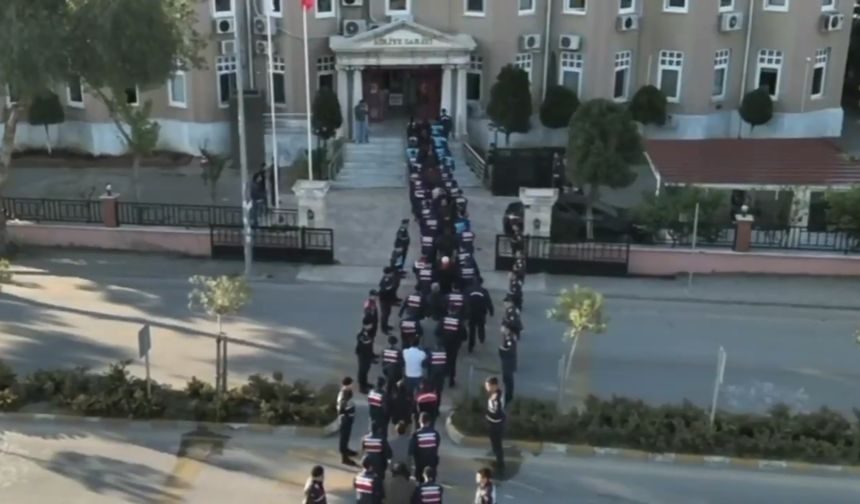Aydın merkezli 8 ilde organize suç örgütüne operasyon; 38 tutuklama