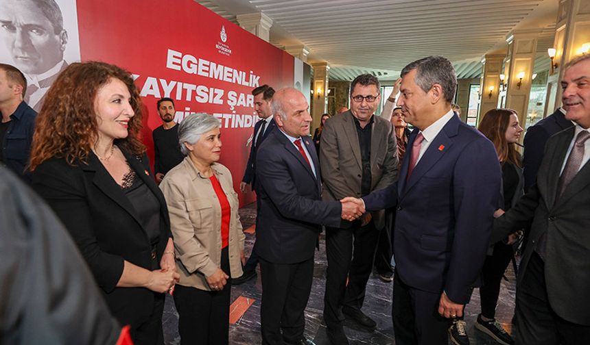 Özgür Özel: "İmamoğlu Türkiye'nin adayıdır"