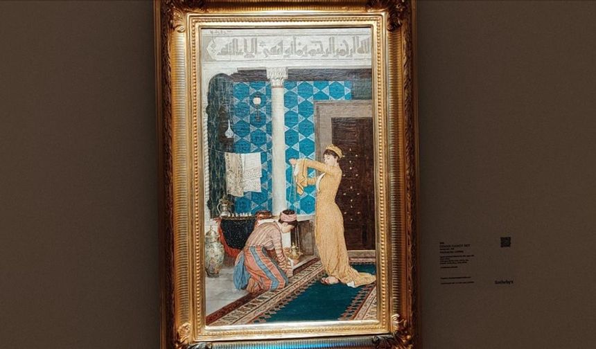 Osman Hamdi Bey'in tablosu Londra'da 1 milyon sterline satıldı