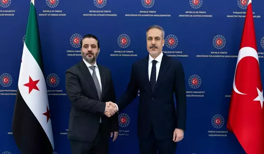 Bakan Fidan, Suriyeli mevkidaşı Şeybani ile bir araya geldi