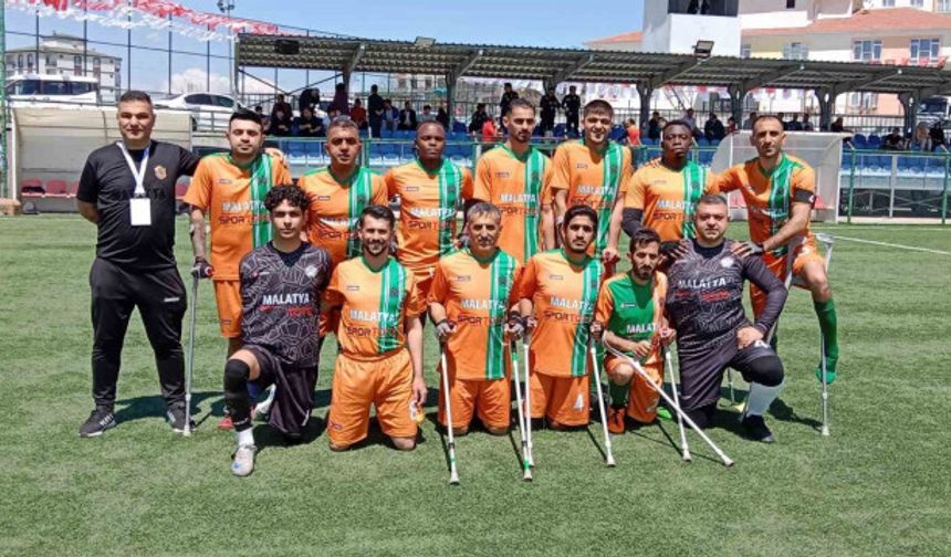 Malatya Büyükşehir Belediyespor Ampute Futbol Takımı Süper Lig'e yükseldi