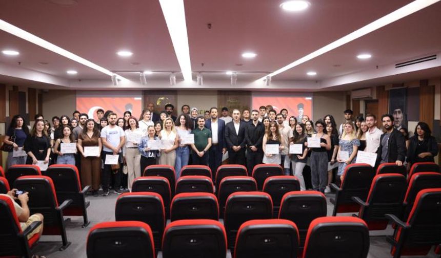 Genç baristalar sertifikalarını aldı
