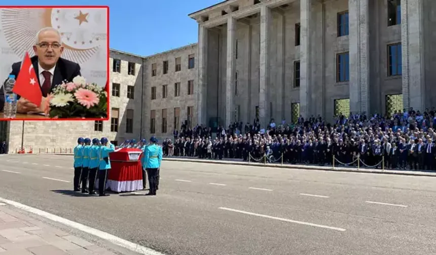 Hayatını kaybeden AK Parti'li eski vekil için TBMM'de tören