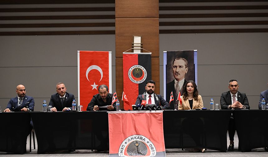 Gençlerbirliği'nde başkan adayı Ahmet Turgut, basınla bir araya geldi