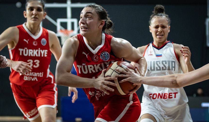A Kadın Milli Basketbol Takımı, Rusya’yı yendi