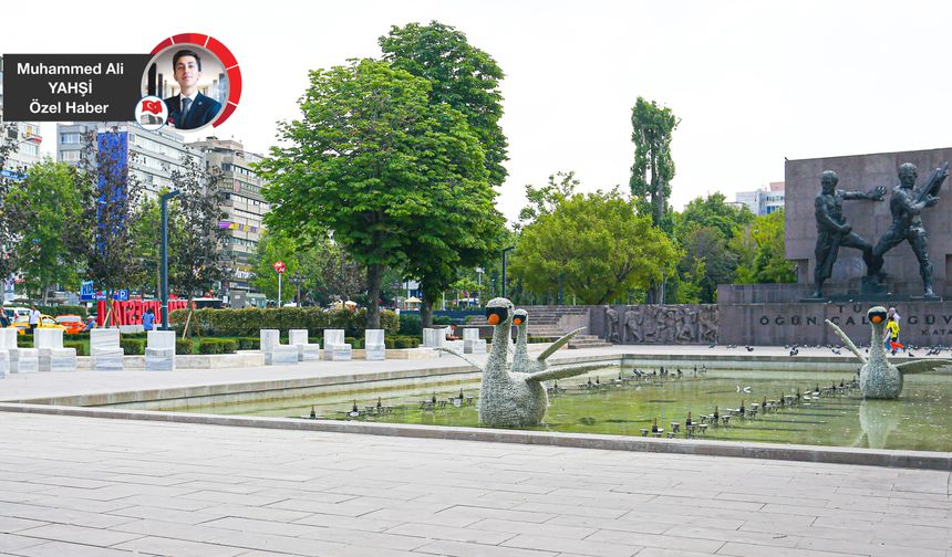 Başkent'te sıcak hava meydanları boşalttı